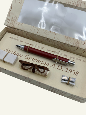 Wood Barrel Graphite Lead Pencil Gift Set 