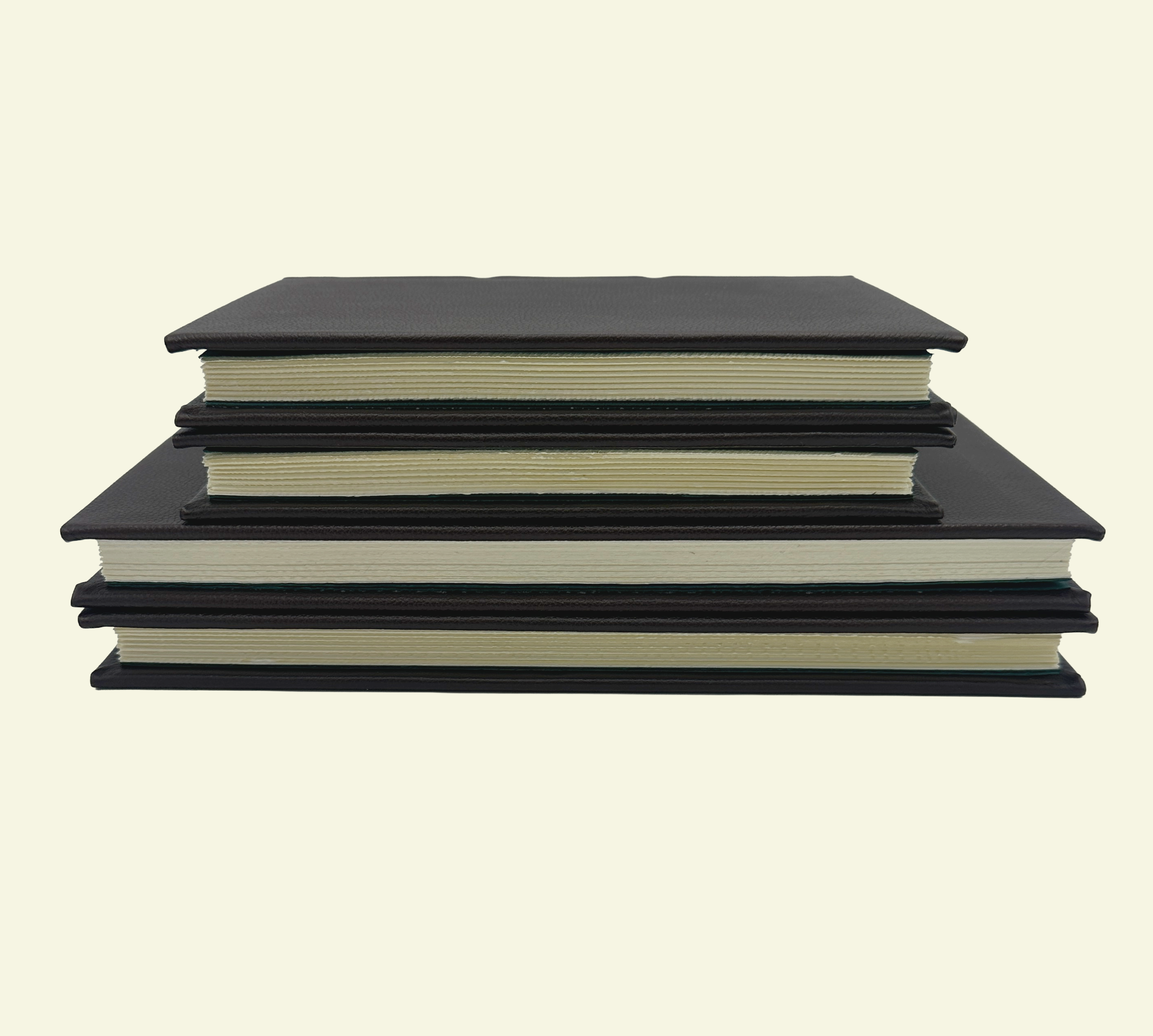 Hand Cut-Deckled Edge Thin Guestbooks 