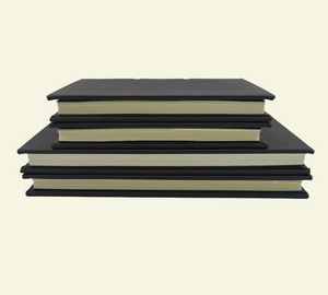 Hand Cut-Deckled Edge Thin Guestbooks 