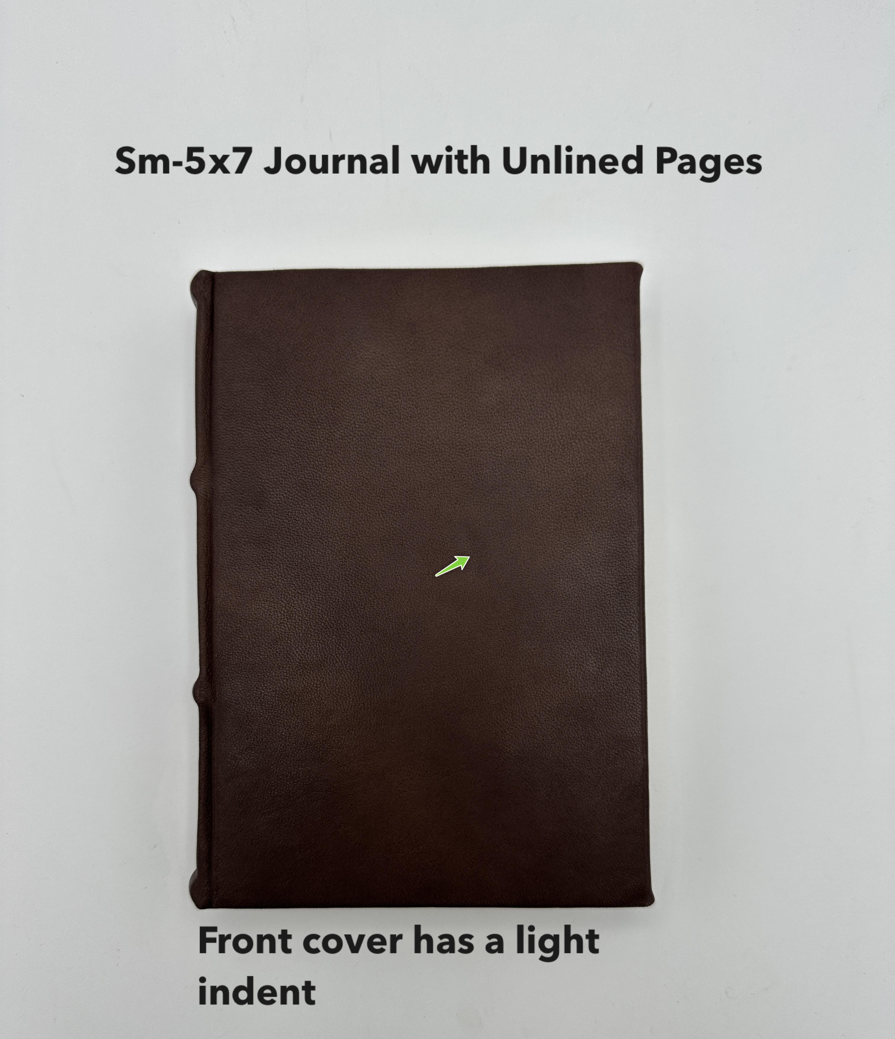 *Imperfect* Classic Leather Journal With Unlined Pages