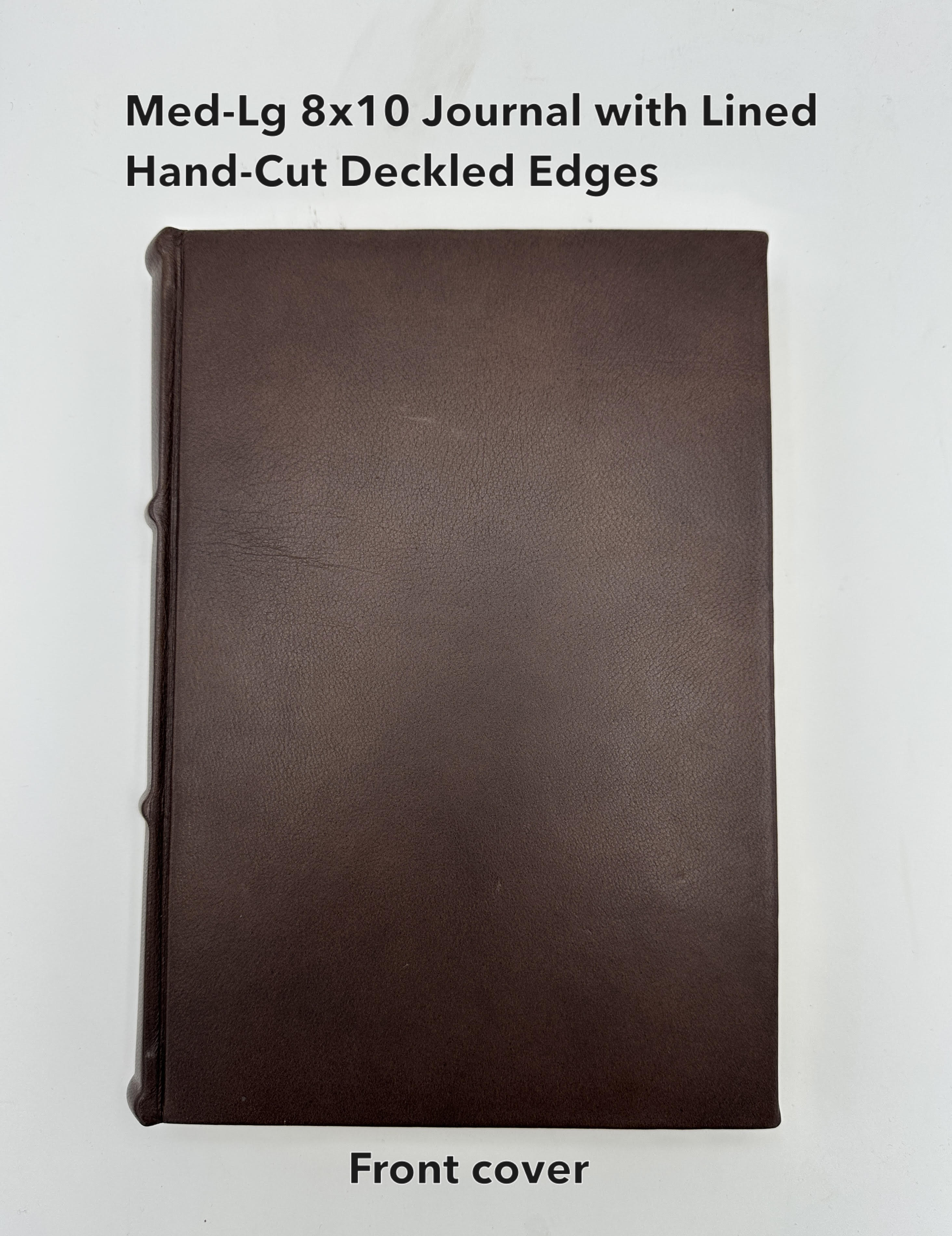 Classic Leather Journal with Lined Hand-Cut Deckled Edges *Imperfect*