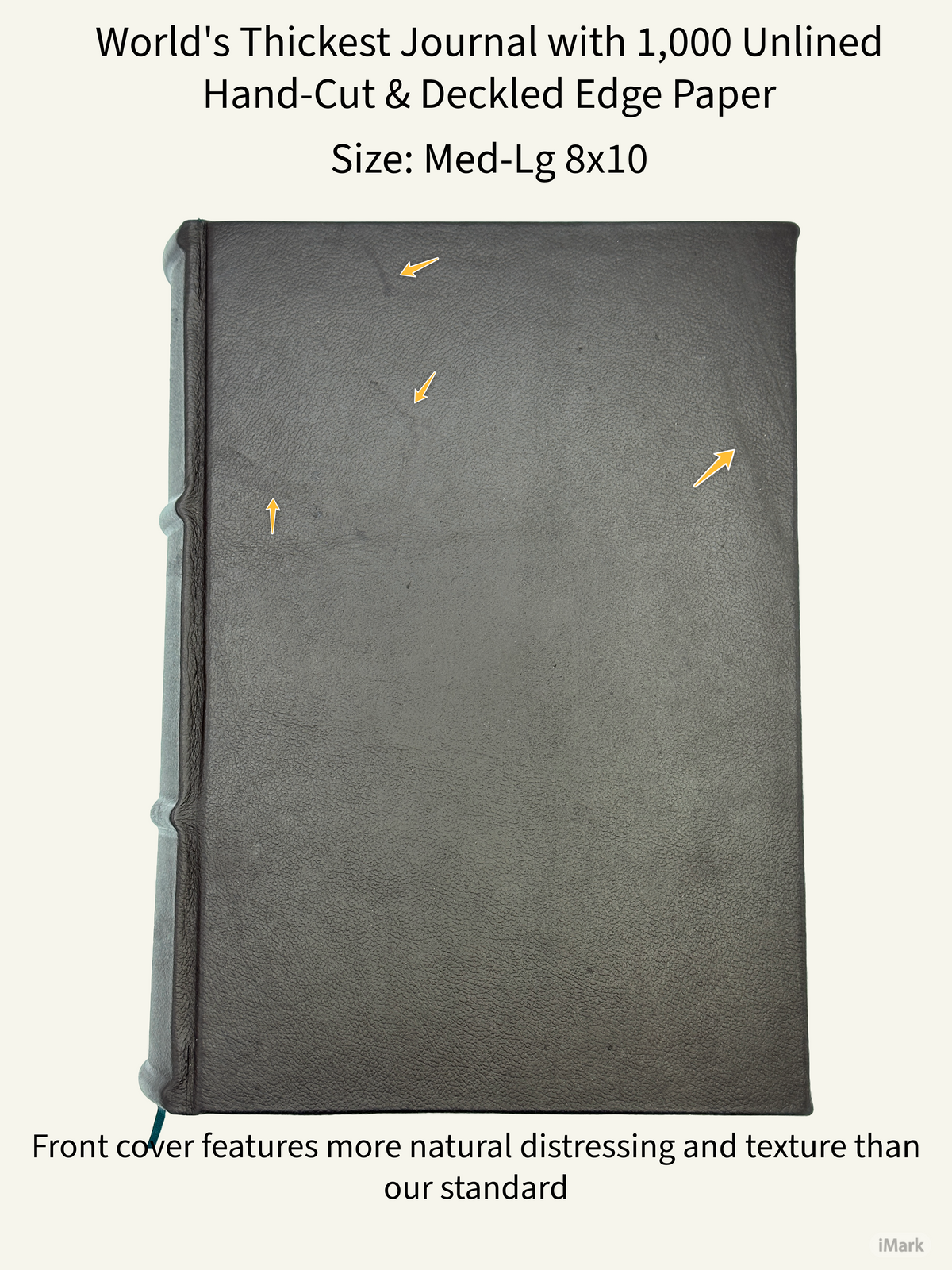 *Imperfect* The World's Thickest Italian Leather Unlined Journal