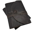 Refillable Handmade Leather Wrap Journal