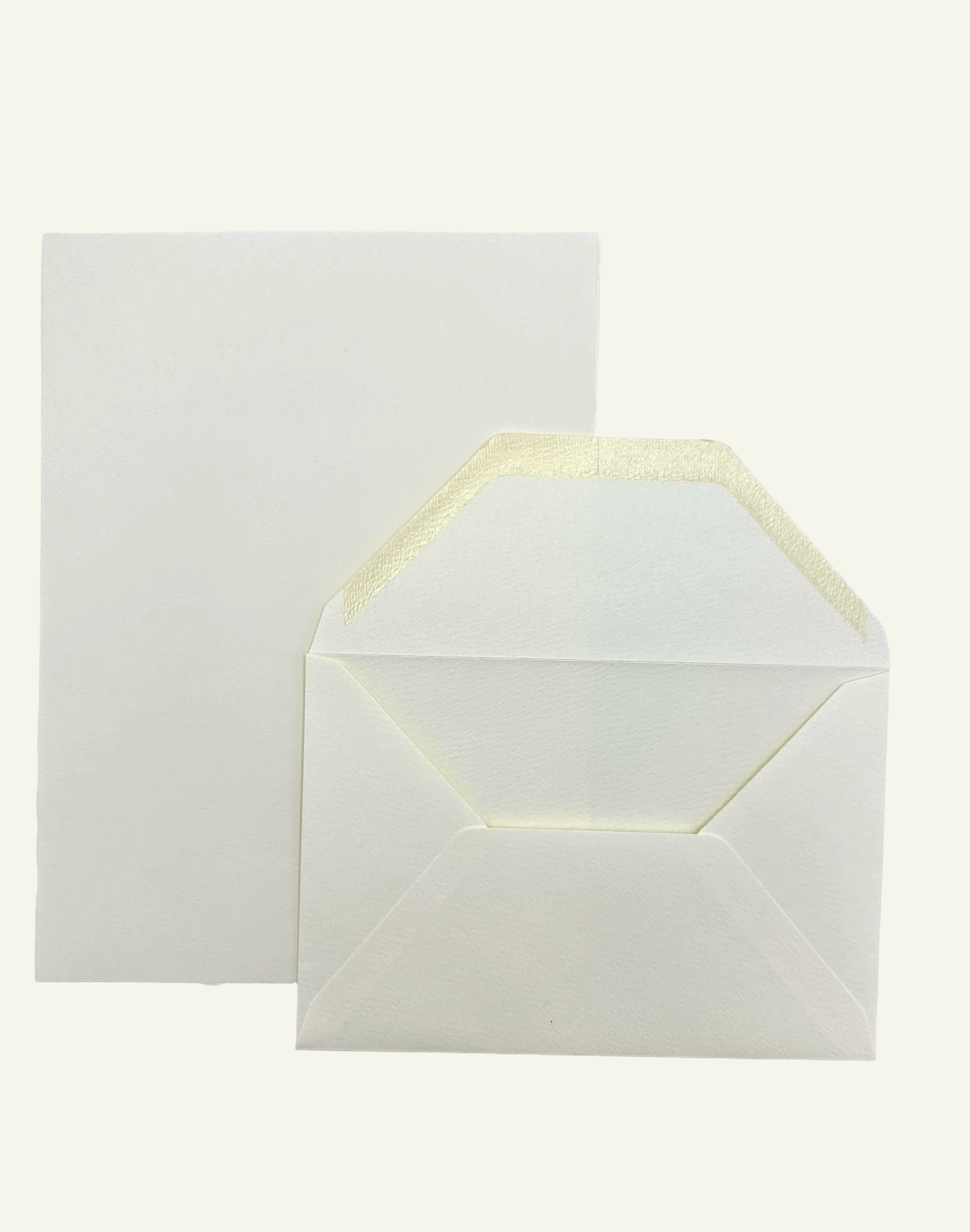 Medieval style Blank Note Paper With Deckled Edges and Matching Envelopes