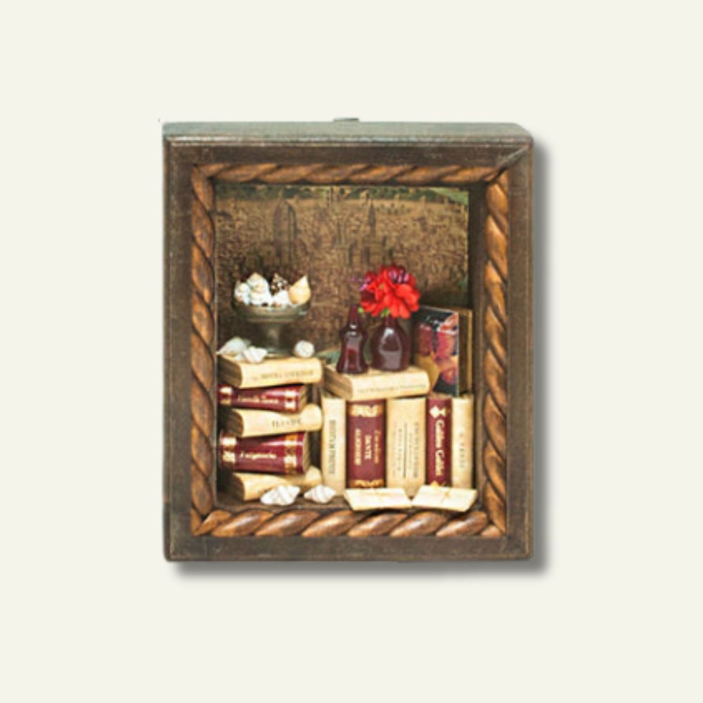 Miniature Wood Ornament - Diorama