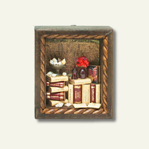 Miniature Wood Ornament - Diorama