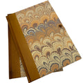 Handmade Italian Recipe Book - Peacock Feathers