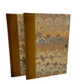 Handmade Italian Recipe Book - Peacock Feathers