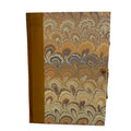Handmade Italian Recipe Book - Peacock Feathers