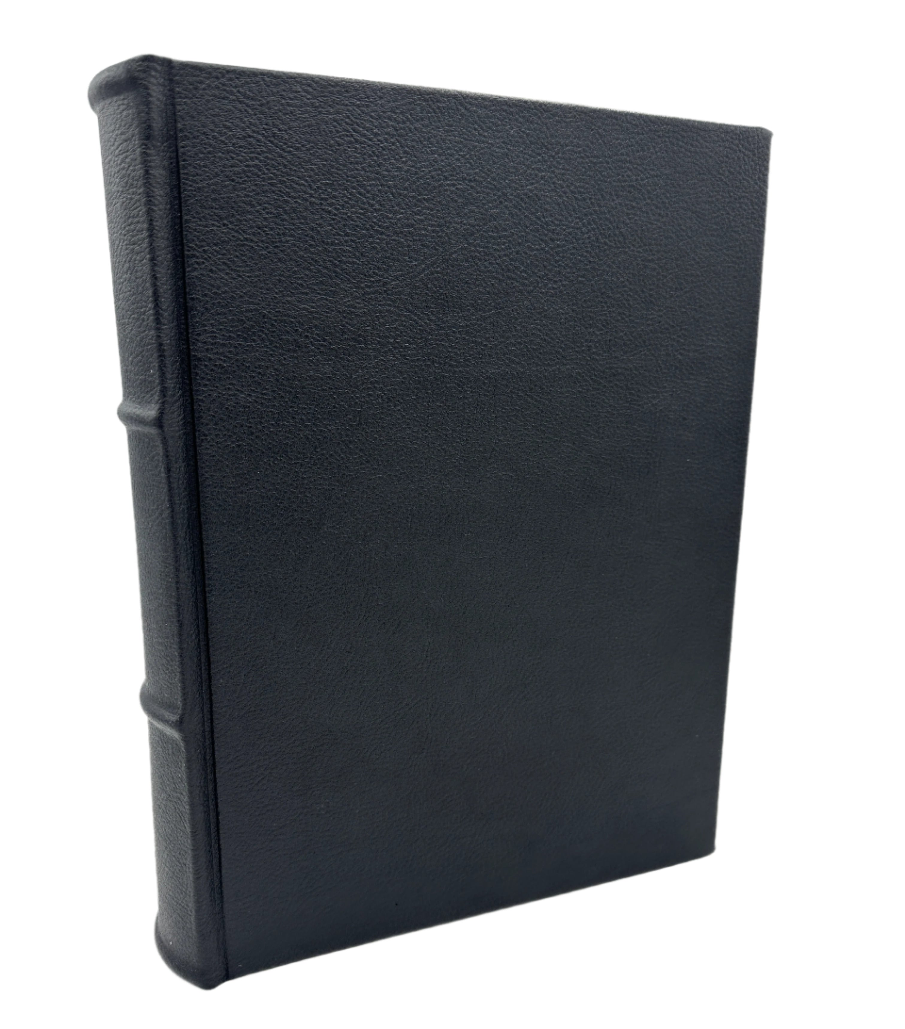 Handmade Italian Black Leather Photo Album 10x12