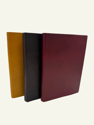 Softcover Italian Leather Journal in 3 colors