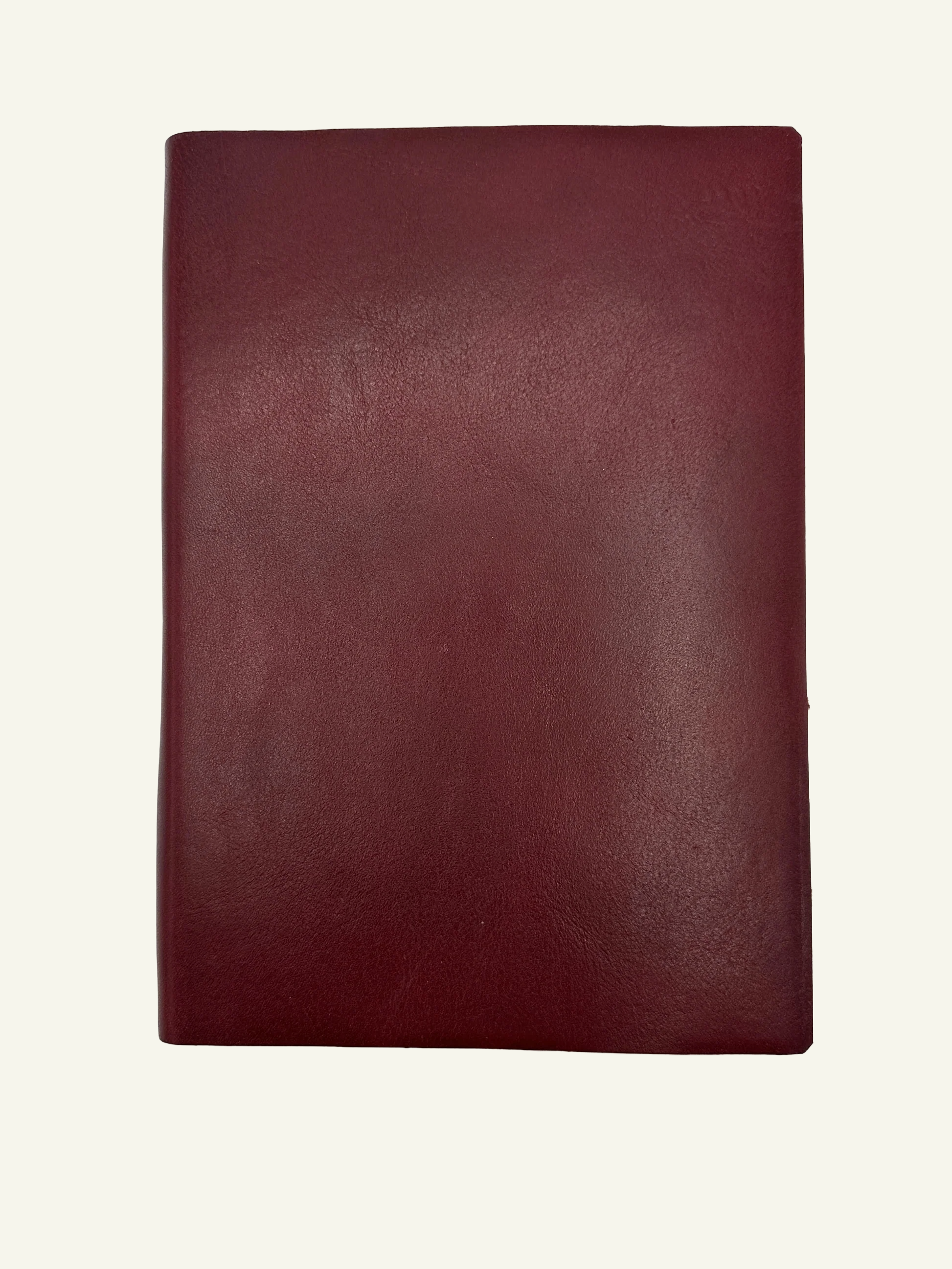 Softcover Italian Leather Journal in Bordeaux