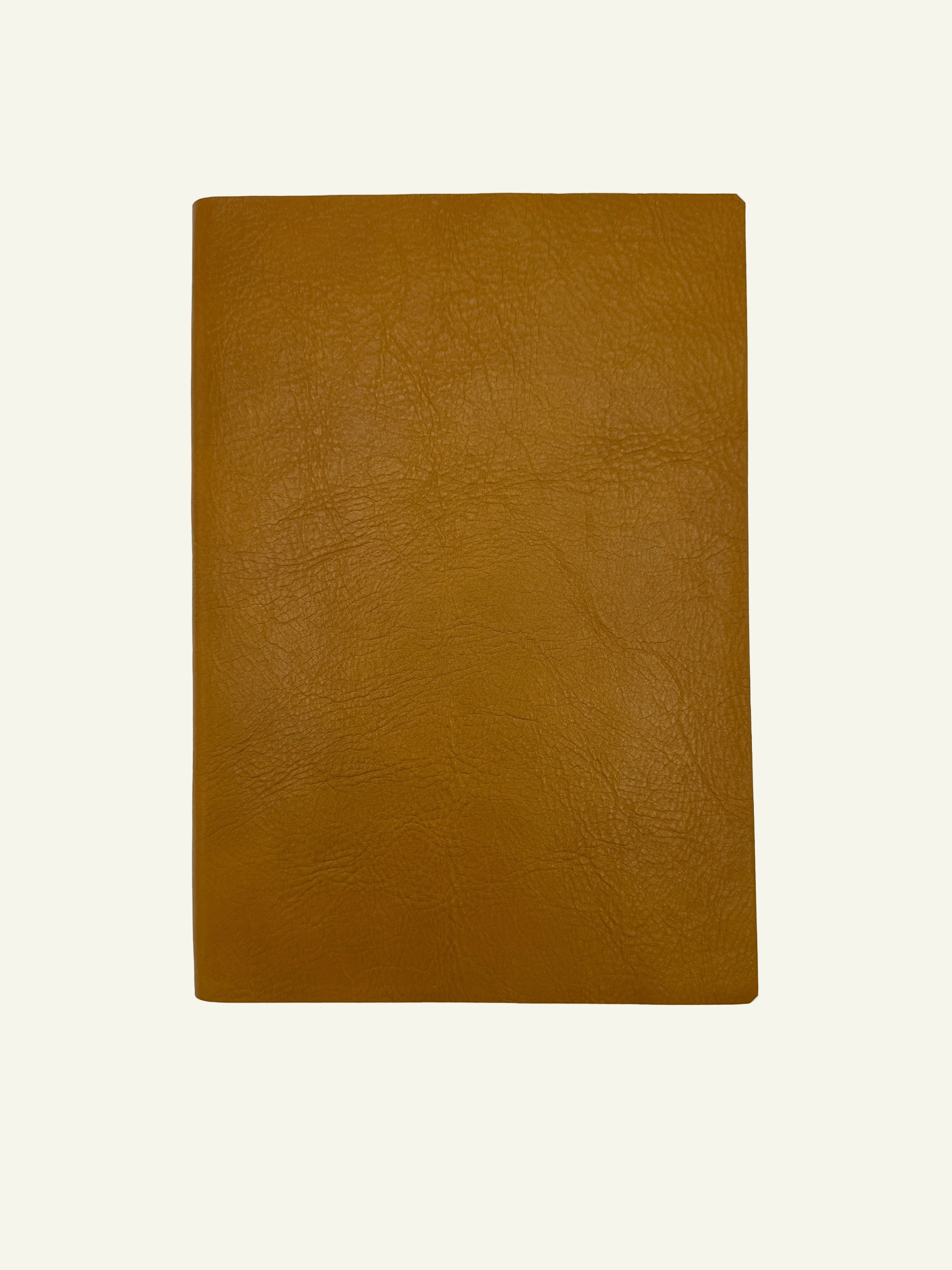 Softcover Italian Leather Journal in Golden Oak
