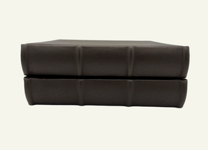 Spine detail of 9x8 Italian Leather Photo Album