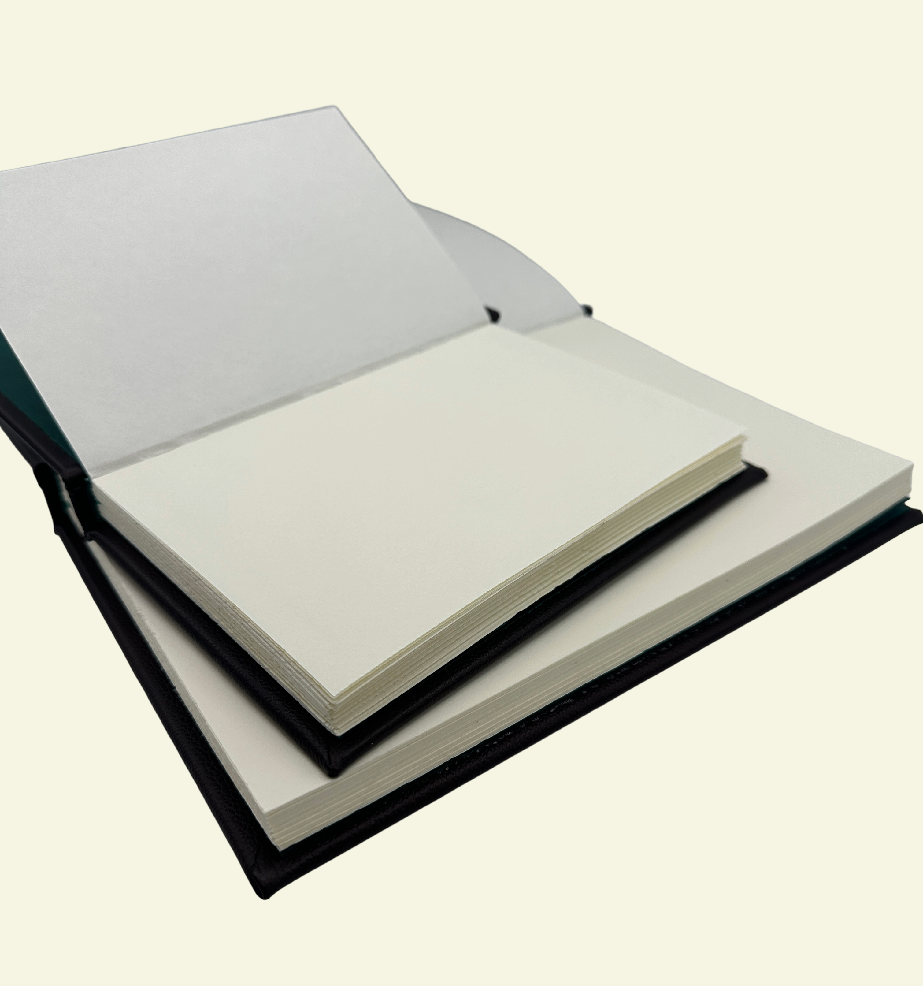 Hand Cut-Deckled Edge Thin Guestbooks