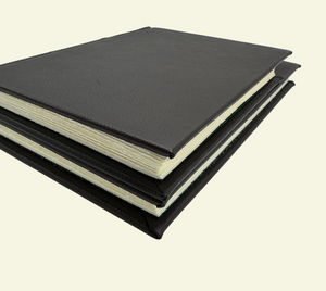 Hand Cut-Deckled Edge Thin Guestbooks