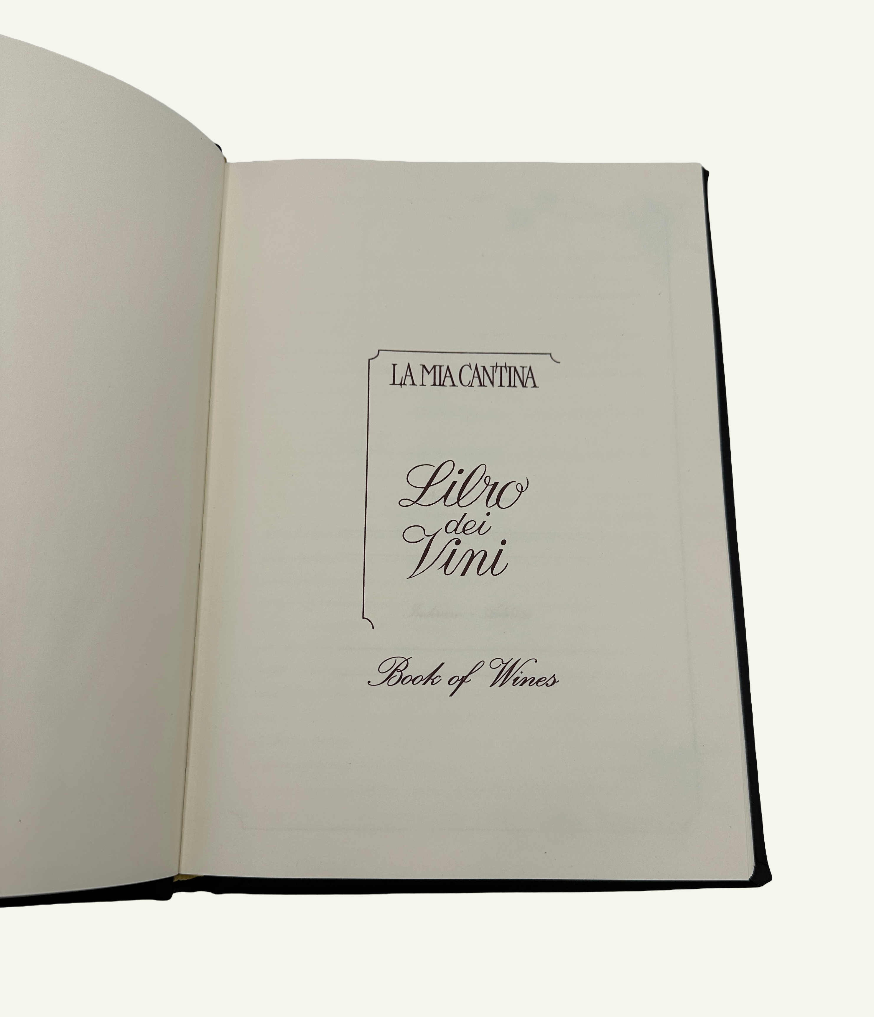 Book of Wines Leather Wine Log & Journal