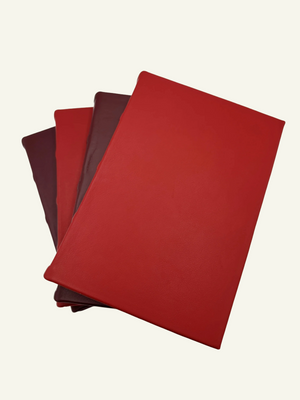 handmade-Italian-colorful-lined-journals-apple-red-and-burgundy
