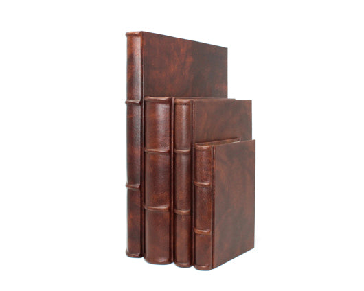 Classic Leather Journal with Hand Cut Pages, Small / Blank-UnLined Pages