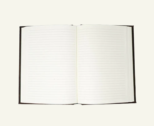 Classic Italian Leather Journal with Hand Cut Pages 6