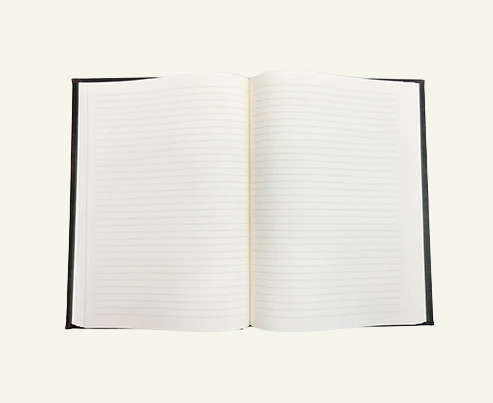 Classic Italian leather journal with lined pages 4