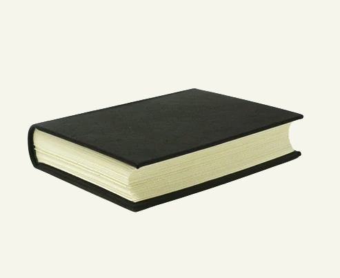 Black Italian Leather Extra Thick Journal