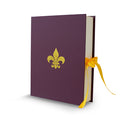 Barocco Suede Leather Notebook - Wrap Style (in 2 colors)
