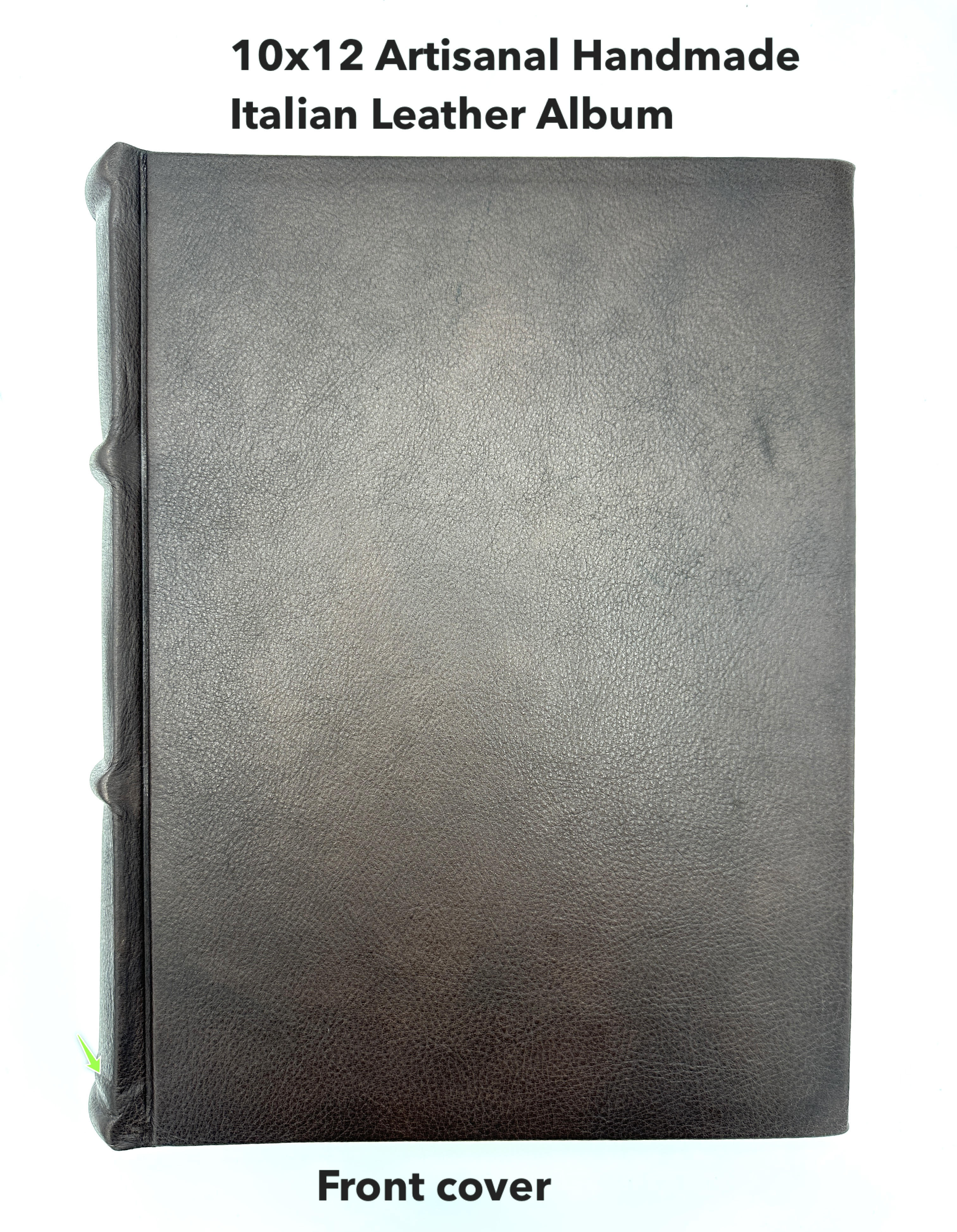 Artisanal Handmade Italian Leather Photo Album 10x12 *Imperfect*