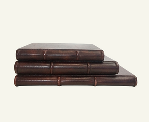 Handmade Italian Leather Journal In 3 Sizes with Lined Pages