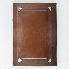 Elegantly Embossed Hardcover Refillable Leather Journal