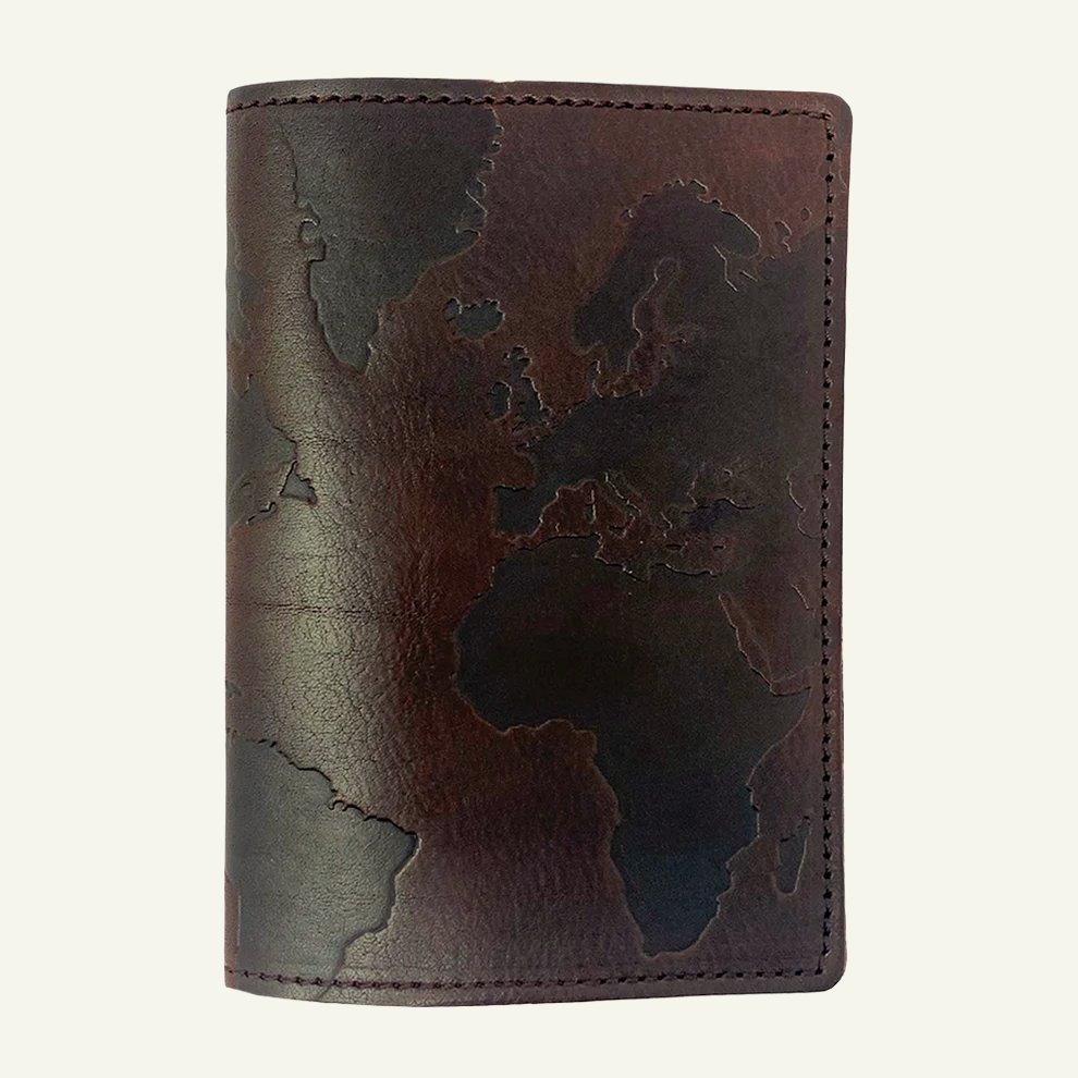 Leather Passport Cover - Handmade in Italy