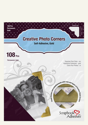 Epica's Gold Self-Adhesive Photo Corners