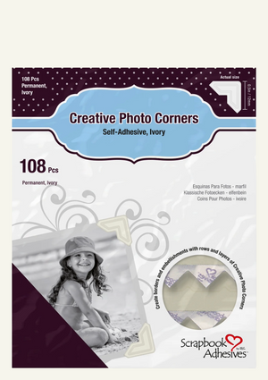 Epica's Ivory Self-Adhesive Photo Corners