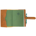 Refillable leather clasp closure journal softcover 3