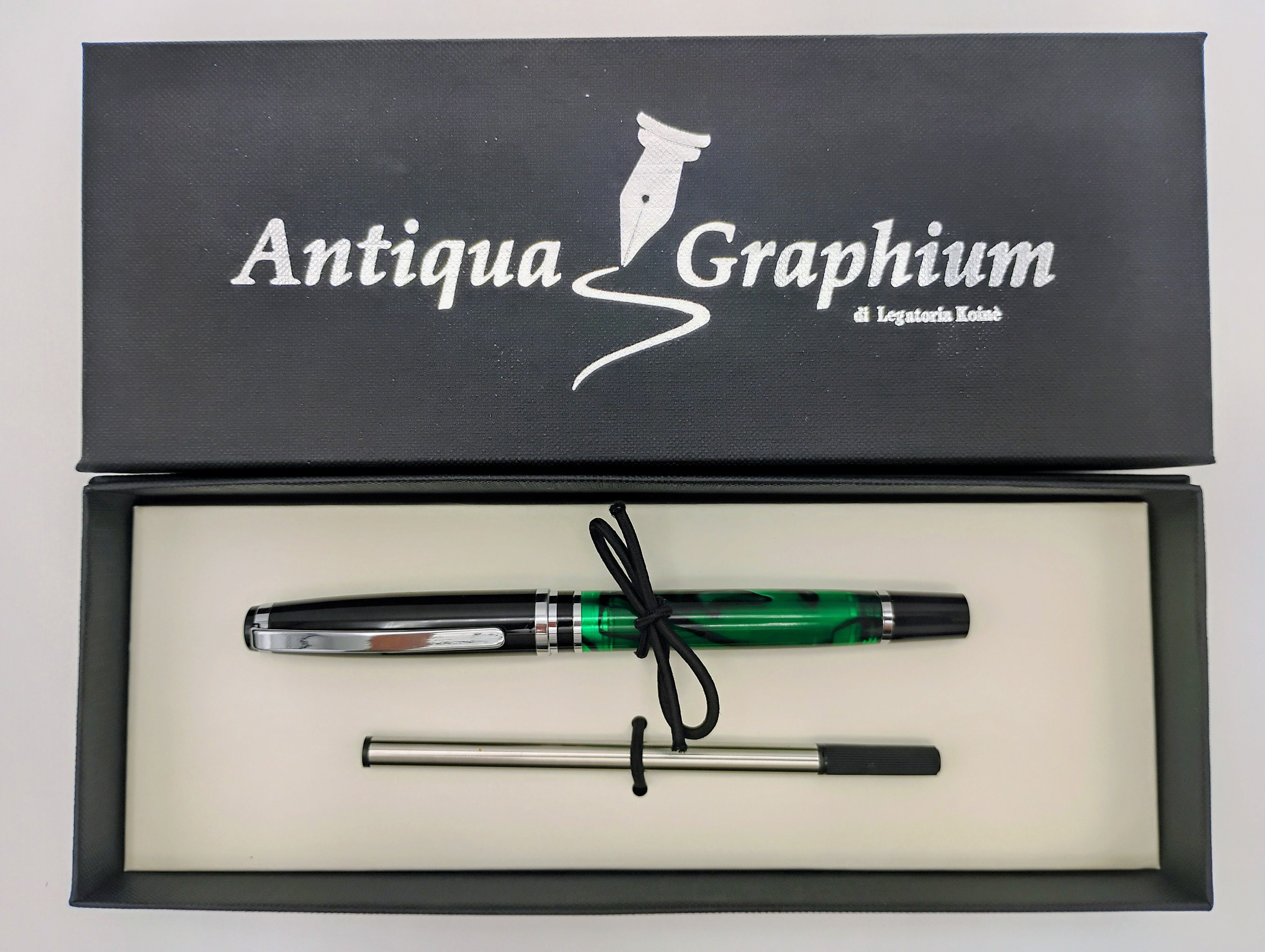 Rollerball pen - resin barrel - 4 colors