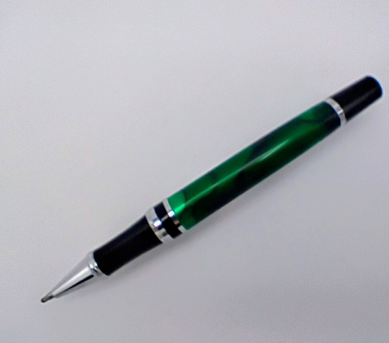 Rollerball pen - resin barrel - 4 colors