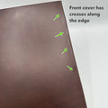 Artisanal Handmade Italian Leather Photo Album 10x12 *Imperfect*