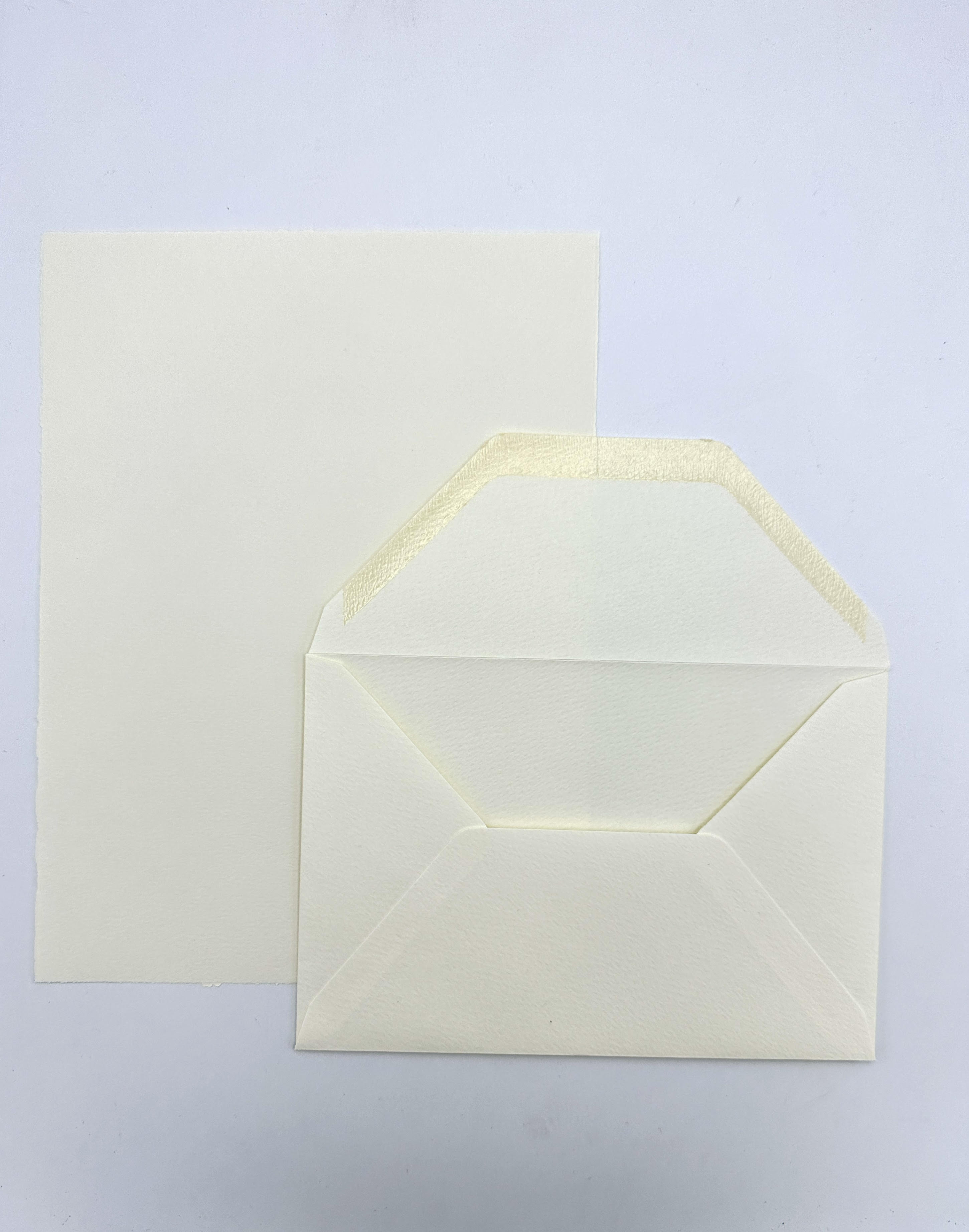 Blank Notecards - Medieval style - with Deckled Edges and Envelopes (10-pak)