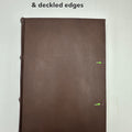 Leather Journal with Deckled-Edge Pages *Imperfect*