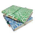 Softcover Barocco Lined Notebook With Knot Closure & Pen Holder - 2 colors