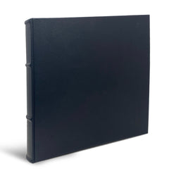 Large Photo Album - Black leather 12x12