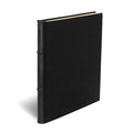 Black Leather Handmade Journal - Refillable *Imperfect*