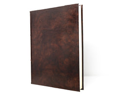 Extra-Large Italian Leather Photo Album Book Style - Format 14x18