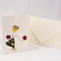 Epica's Notecard With Hand-pressed Flowers On Amalfi Paper With Envelope