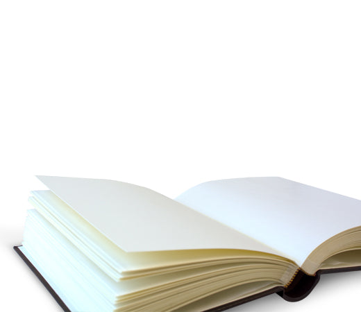 Epica's Large Leather photo album with white pages