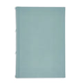 light blue leather notebook - med size