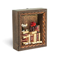 Epica's miniature bookcase diorama