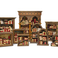 Epica's miniature wooden bookcase ornament 