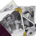 Epica's Self-Adhesive Photo Corners, In 4 Colors -Gold, Silver, Ivory And Black