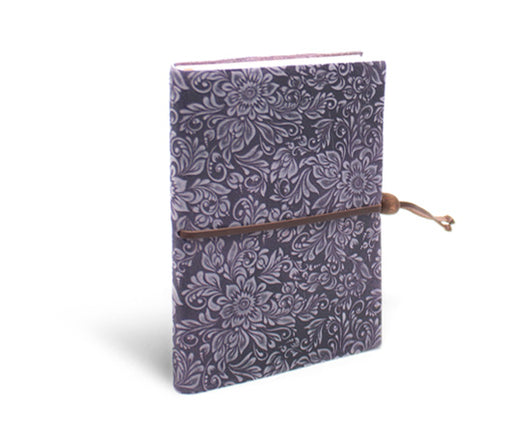 Fiori Suede Notebook with Closure - 3 colors